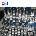 Type Installation Air Eccentric Gasket Sanitary Stainless Steel Cf8 Tapped Lug Butterfly Valve Part